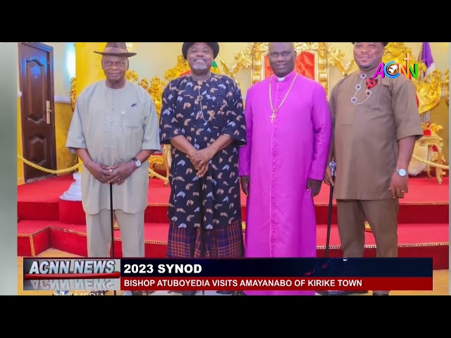 2023 SYNOD : BISHOP ATUBOYEDIA VISITS AMAYANABO OF KIRIKE TOWN
