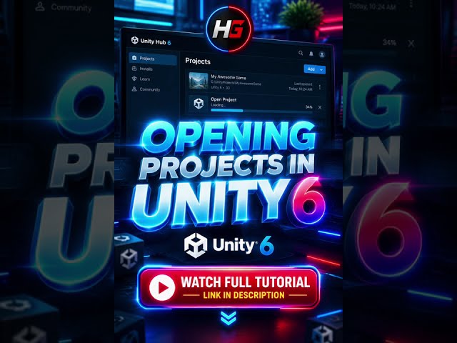 How to Open a Unity Project in Unity 6 🚀