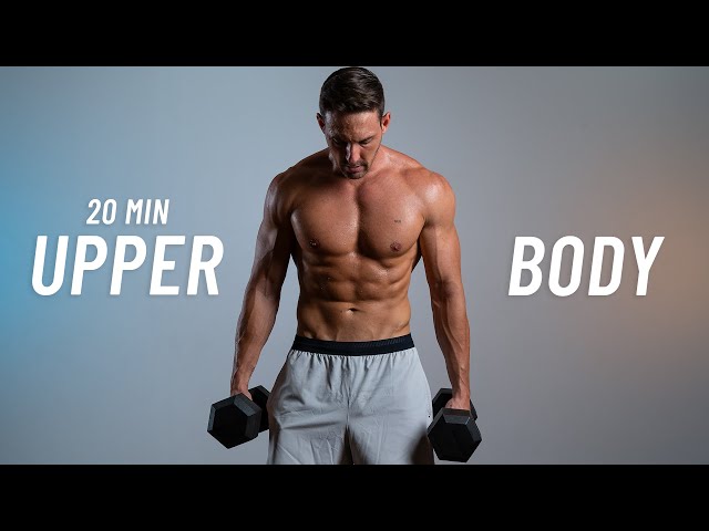 20 Min TOTAL UPPER BODY Workout With Dumbbells (Build Muscle & Strength)