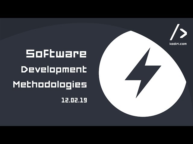 Software development methodologies - Munawar Jaffer - 12.02.19