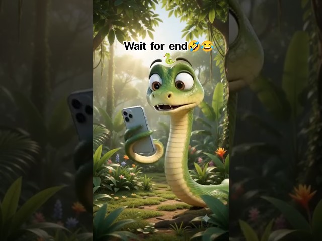 Snake AI Video🐍😂 |Saamp Aur Insan Ki Comedy | #shorts #ai #viral #comedy#new #trending#snake