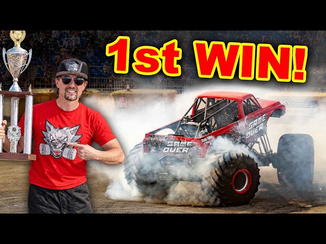 I Win my 1st Monster Truck Competition. BOOM!