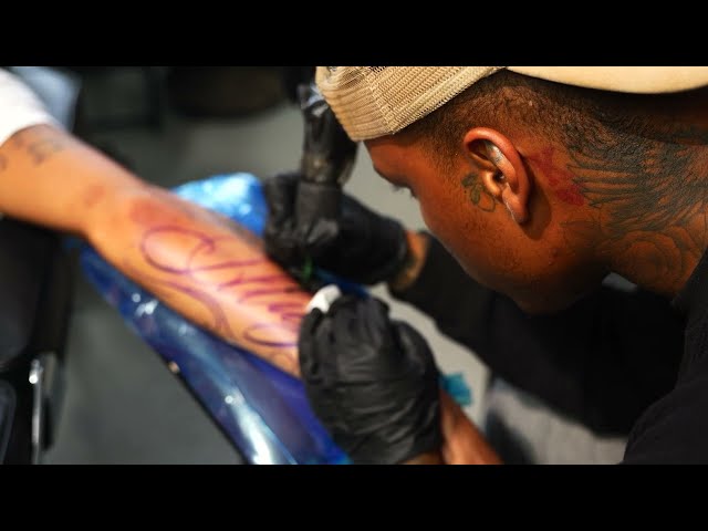 "Illusion" Script Tattoo - Full Length