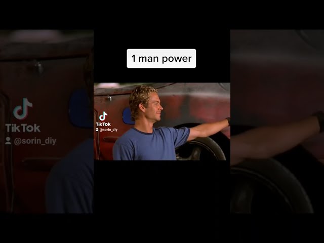 1 man power engine
