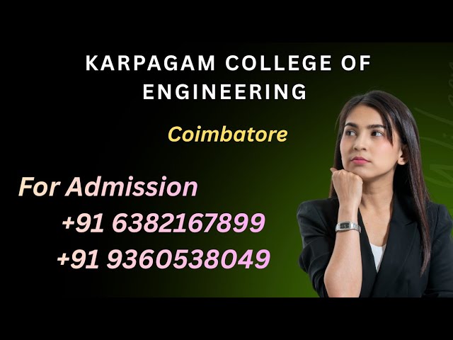 Karpagam College Of Engineering #coimbatore #engineeringstudent #engineeringcollege #education 