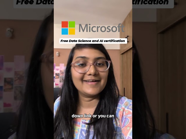 FREE Microsoft AI & Data Science Certification| Open to All #microsoft #freecertification #ai
