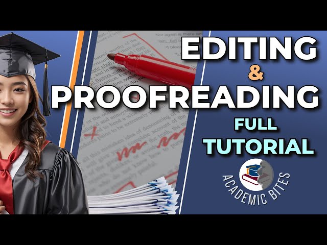 How to EDIT and PROOFREAD Your Writing | Full Tutorial