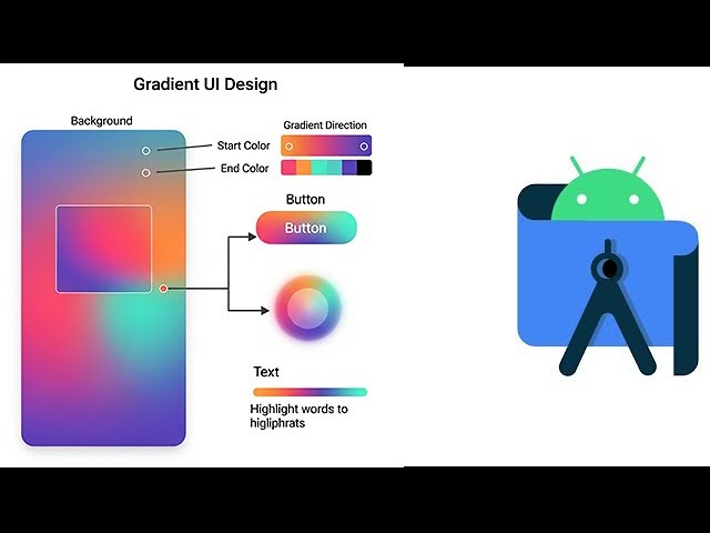 13. Gradient UI Design in Android Studio | Modern UX Tutorial