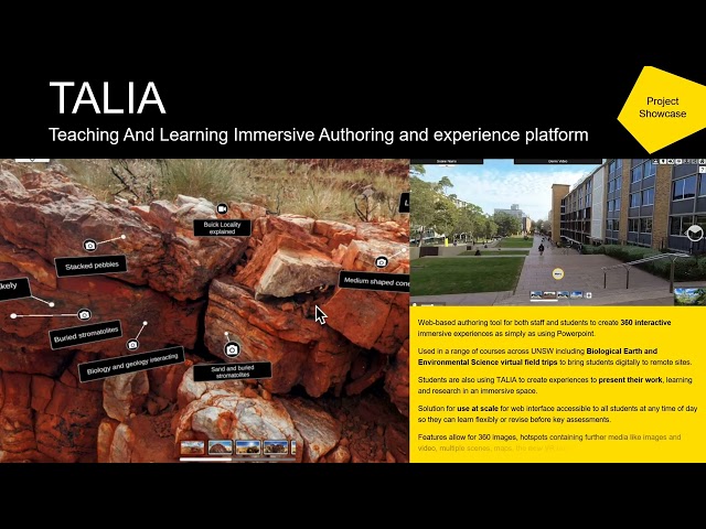 Immersive Projects Showcase 2024 T2 TALIA