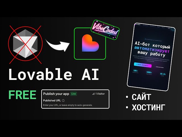 Lovable AI: Get a Website and Hosting in 5 Minutes — FREE and No Code!