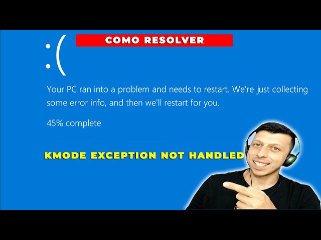 BLUE SCREEN - How to fix kmode exception not handled