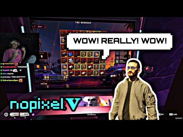 Xqc CRIES Laughing After Tony LOSES It… | NoPixel V GTA RP