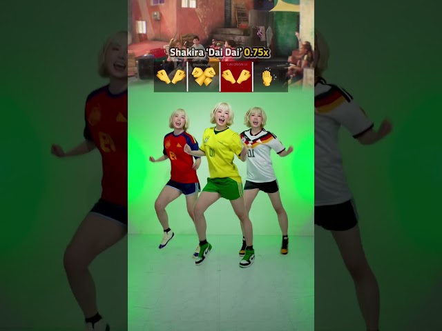 Shakira ‘Dai Dai’ Pt.2🪞 0.75x Too Fast Again?😳 FIFA World Cup⚽