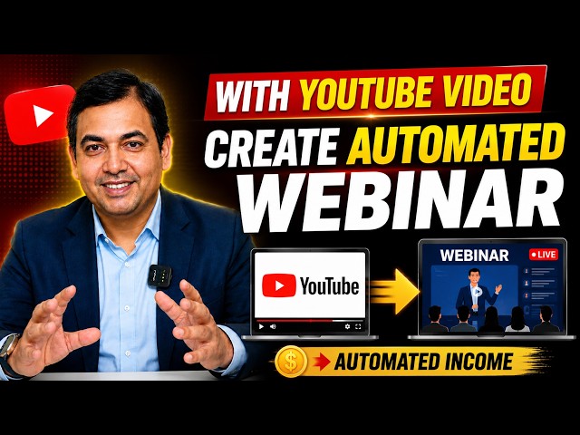 ✅ How to Convert a YouTube Video Into an Automated Webinar