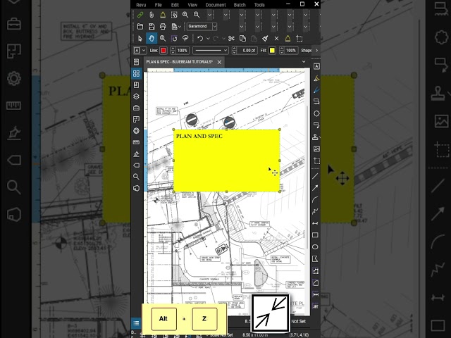 BlueBeam - Auto Size Text Box #bluebeam #construction #constructionsoftware #planandspec