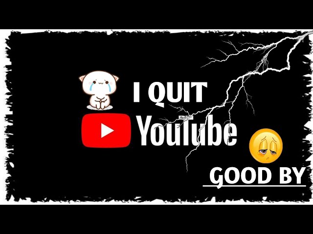 I QUIT YOUTUBE 💔 GOOD BYE 😭 #littlekrithiyt