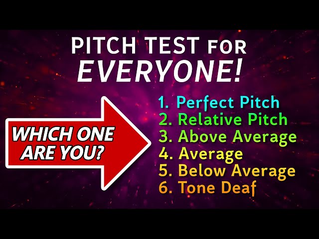 INTERACTIVE Pitch Test! Are you TONE DEAF or MUSICALLY TALENTED?