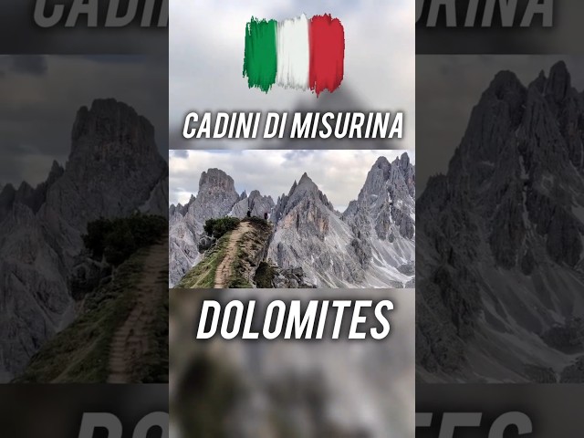 Dolomites Viewpoint - Cadini Di Misurina #dolomites #mountains #italy #europetravel #alps