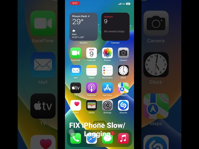 How to FIX iPhone 14 Series Slow/Lagging #iPhoneSlow #iPhoneLagging #iPhone14 #shorts