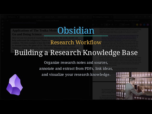 Obsidian for Researchers (Bangla) | Academic Notes, PDF Annotation & Knowledge Management