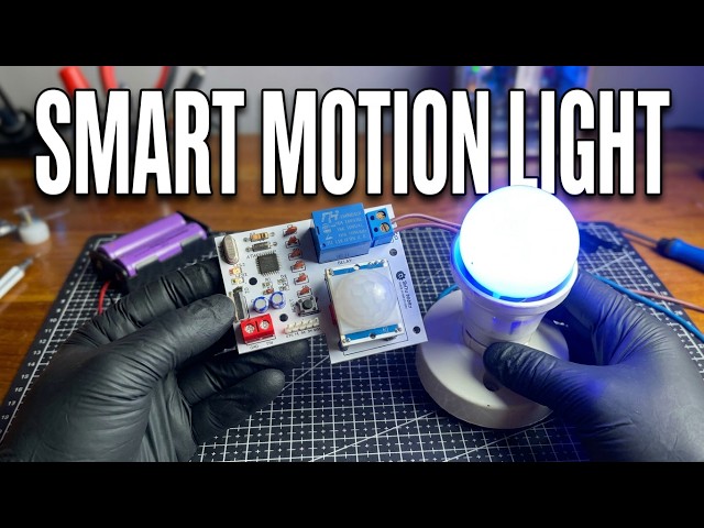 How to make an automatic light control system using a PIR motion sensor #jlcpcb #arduino