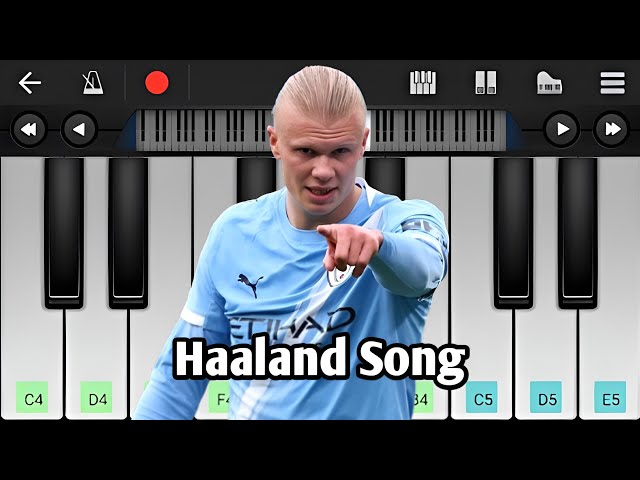 Haaland Song (Ha Ha Ha) | Easy Piano Tutorial