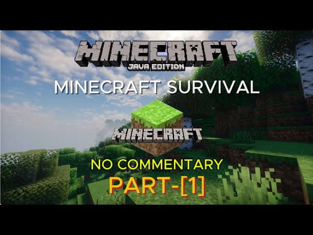 🌍 Minecraft Survival Series Part 1 | Starting a New World & Getting Full Iron Armor (No Commentary)