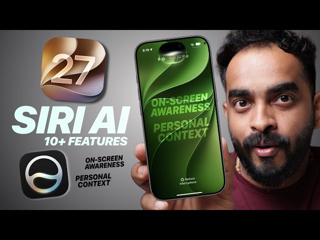 iOS 27 new Siri AI | Every Features You Need To Know | Malayalam