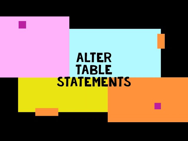 Oracle PL/SQL  -- Alter Table Statement (Part--1)