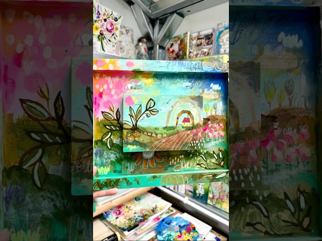 My new painting is finished ! Love 3D look! @tandiart