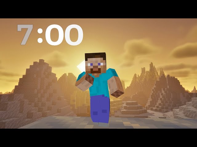 7 Minute Countdown Timer - Minecraft Dance