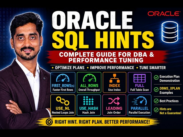 Oracle SQL Hints Explained | Performance Tuning & Execution Plans