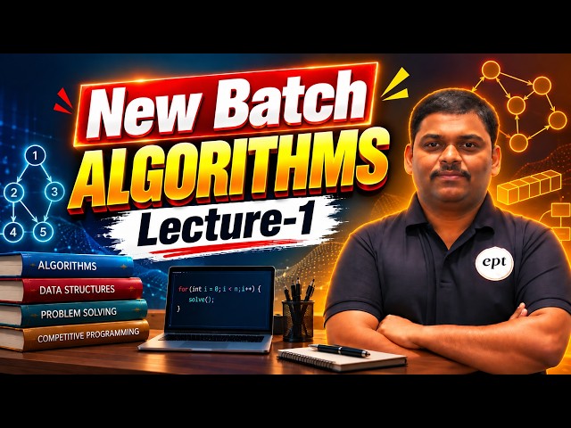 GATE 2027 Algorithms Lecture 1 | Algorithms New Batch | GATE CSE Preparation