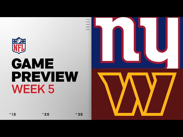 New York Giants vs Washington Commanders | 2026 Week 5 Game Preview