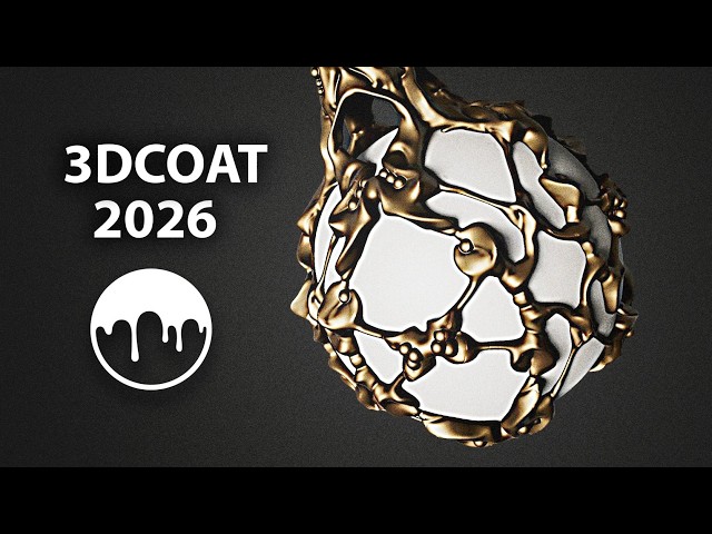 3DCoat 2026 Tutorial – Jewelry Sculpting From Start to Finish