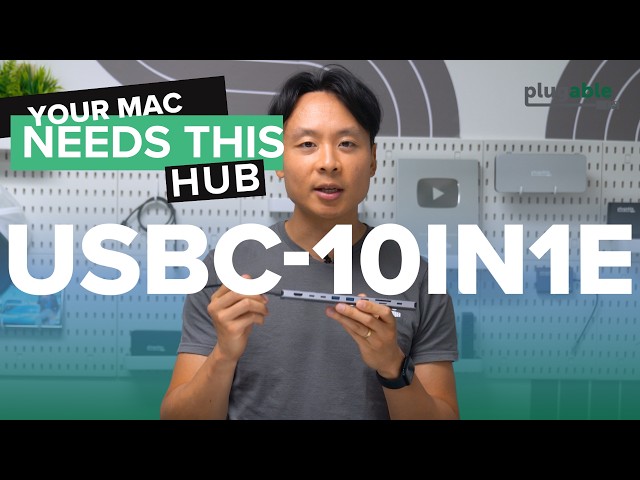 Plugable USBC-10IN1E Setup: Add 4K 144Hz Monitor Output to Mac