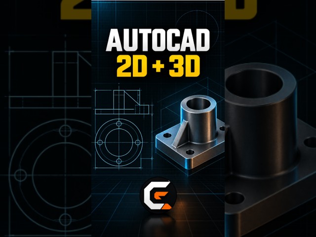 AutoCAD: Isometric Drawing with LINE, ELLIPSE, COPY & TRIM