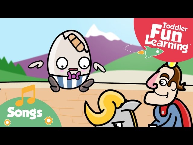 Humpty Dumpty | Nursery Rhyme for Toddlers | Toddler Fun Learning