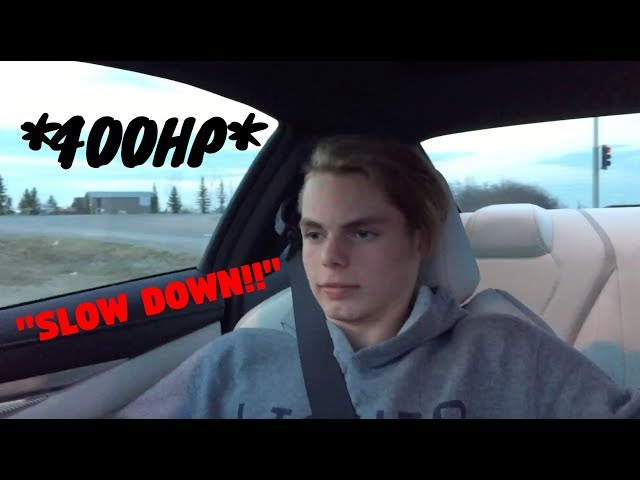 COUSIN REACTS TO *400HP* TWIN TURBO Q60 RED SPORT!! (LAUNCHES, DRIFTS & REVS)