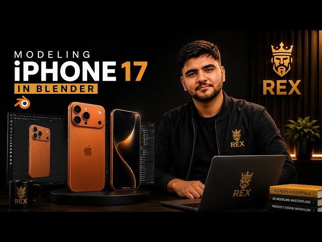 Creating the iPhone 17 in 3D From Scratch