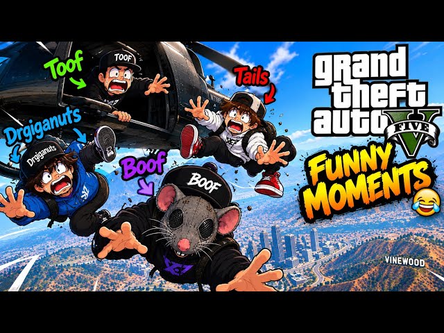 4 Friends. ZERO Brain Cells. 💀 Everything Went Wrong in GTA 5 | GTA 5 Funny Moments