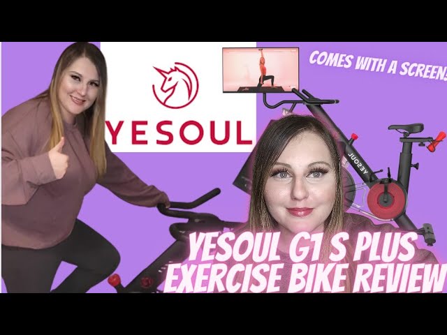 Yesoul G1 S Plus Fitness Bike Review-Comes with a screen to cast Youtube, The Fitness App, & Netflix
