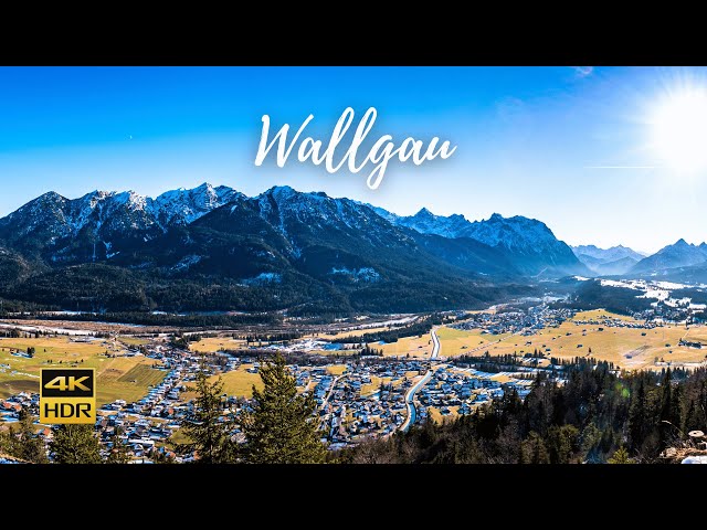 Wallgau, Germany - Sunny Walk in the Alpenwelt Karwendel - 4K HDR