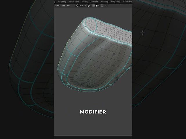 A tip for a non-distructive Hard Surface panel effect in Blender #b3d #blender3d