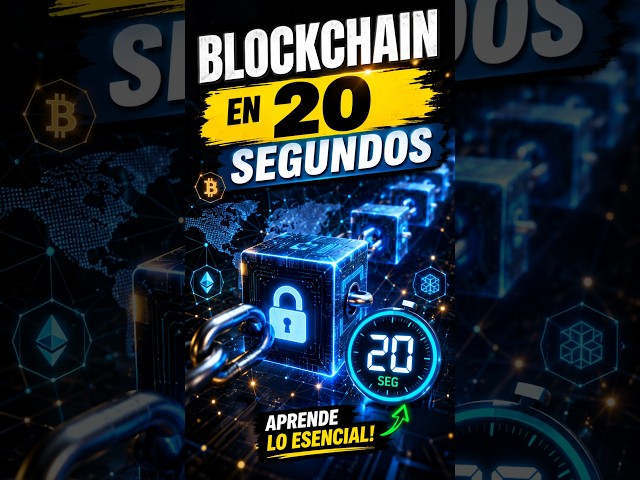 ¿Qué es la BLOCKCHAIN? ¡Explicado en 20 segundos!