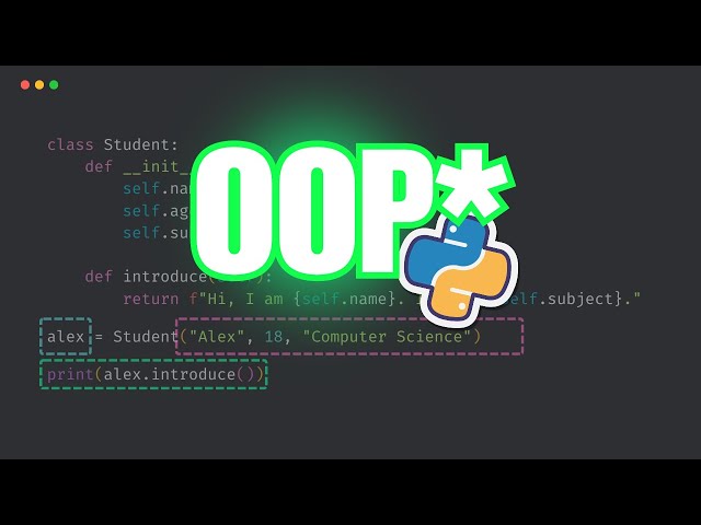 Object-oriented Programming in Python...