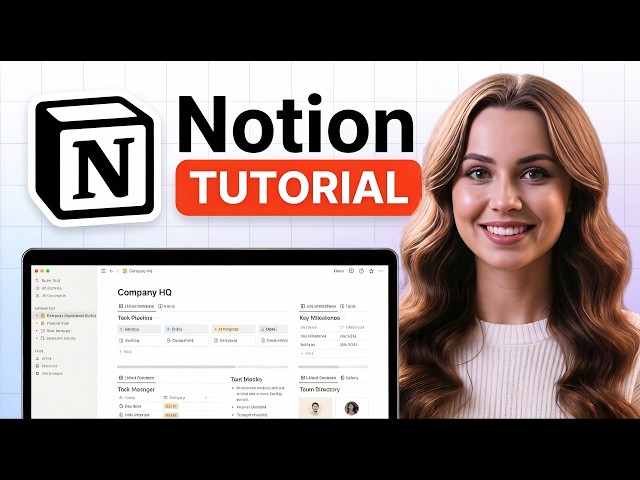 Notion Tutorial in Ten Minutes 2026 (How to Use Notion to Get Your Life Together)