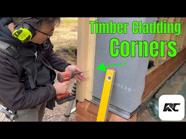 Timber Cladding how to do corners full tutorial