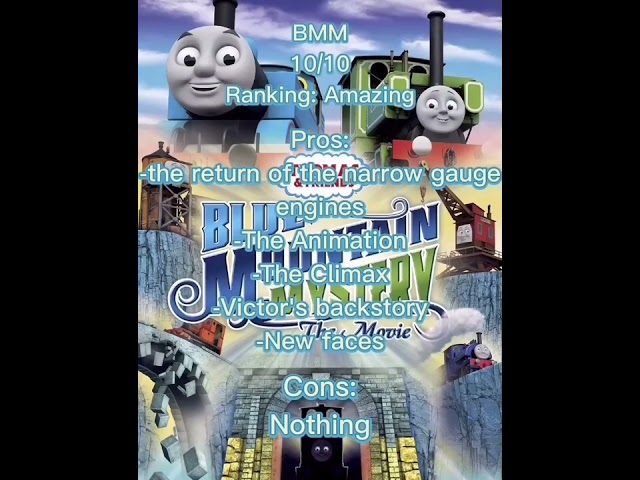My OFFICAL Thomas and Friends movies ranking |Thomas and Friends|