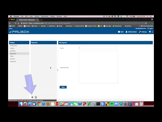 How to Create Responses in Paubox [LEGACY HOSTED]
